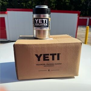 6 Pack New YETI Colsters Stainless Steel New in box